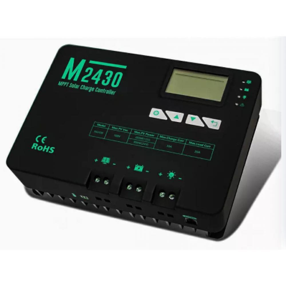 12V/24V 30Amp MPPT Charge Controller
